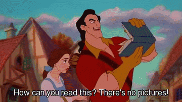 Beauty and the Beast Movie Clip: How can you read this? There's no pictures!